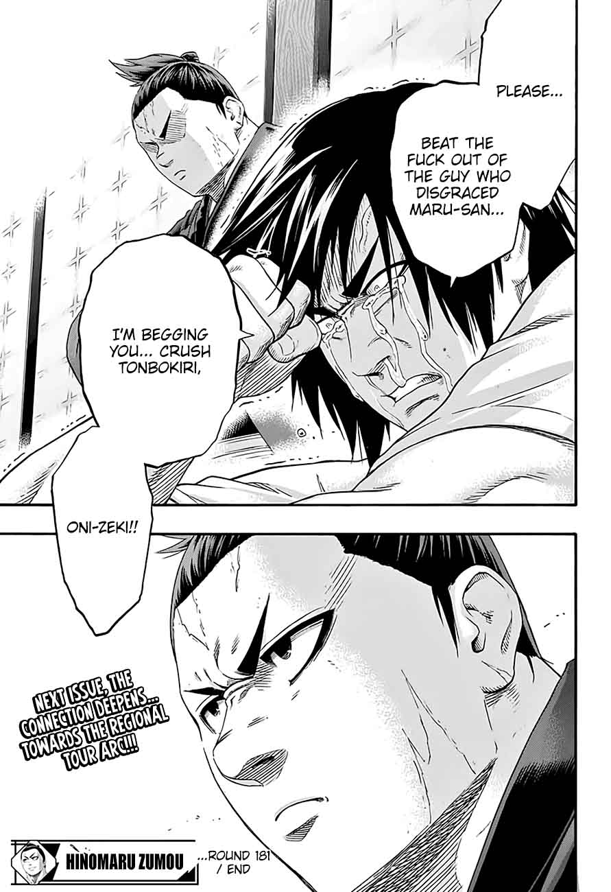 Hinomaru Zumou Chapter 181 Page 19