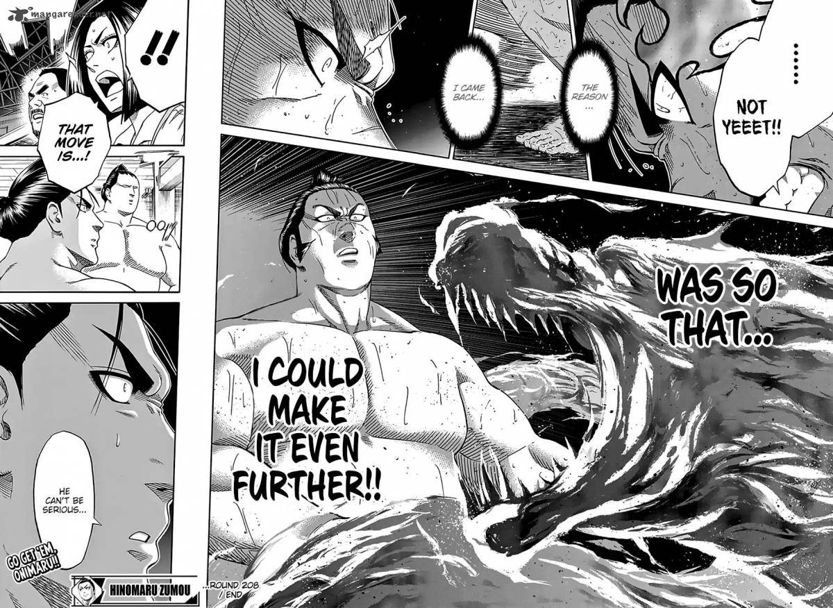 Hinomaru Zumou Chapter 208 Page 17