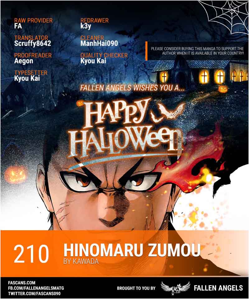 Hinomaru Zumou Chapter 210 Page 1