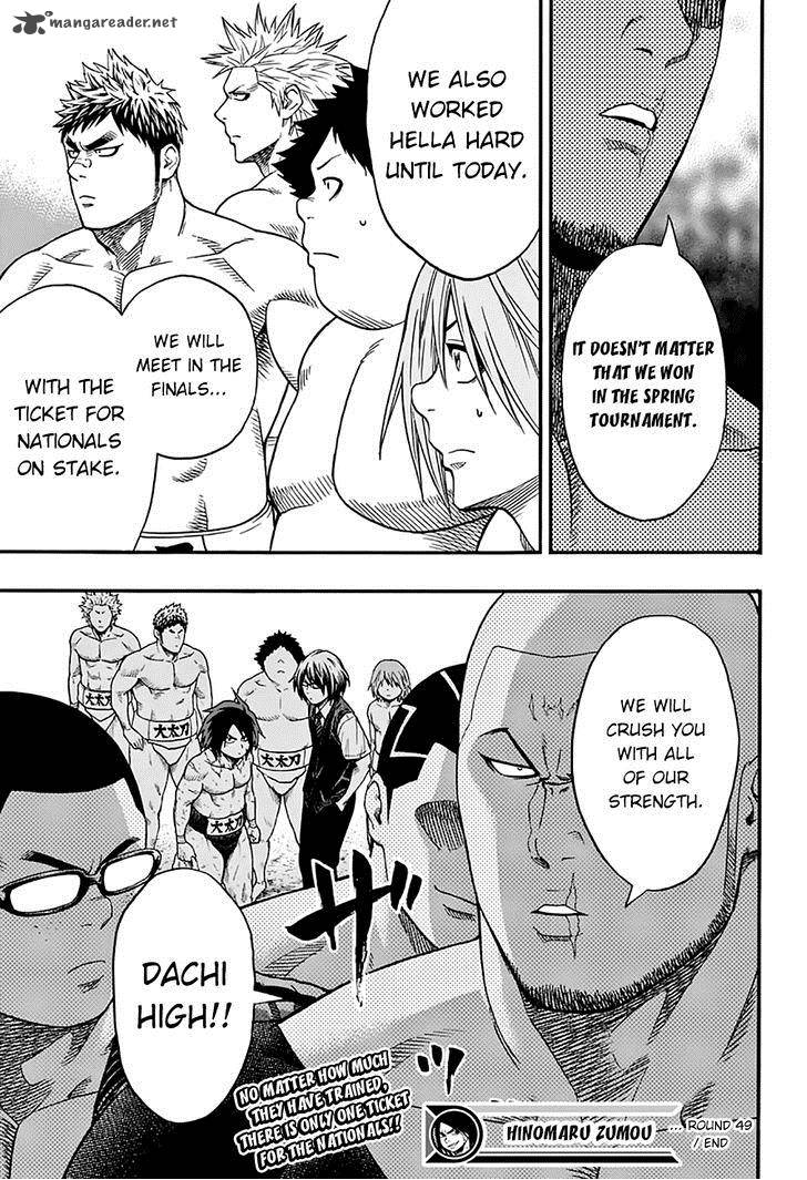 Hinomaru Zumou Chapter 49 Page 20