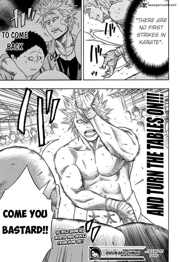 Hinomaru Zumou Chapter 57 Page 20