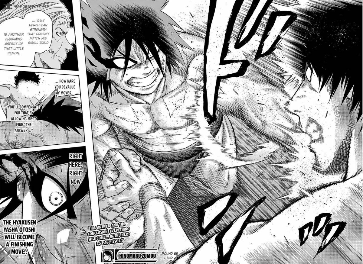 Hinomaru Zumou Chapter 85 Page 21