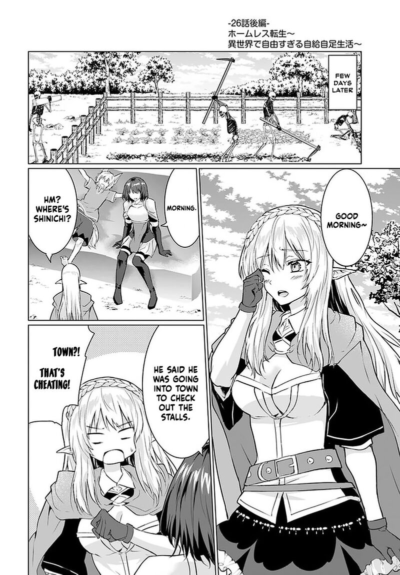 Homeless Tensei Isekai De Jiyuu Sugiru Majutsu Jisoku Seikatsu Chapter 26b Page 1