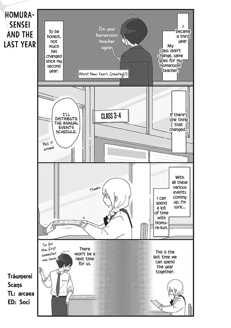 Homura Sensei Wa Tabun Motenai Chapter 55 Page 1