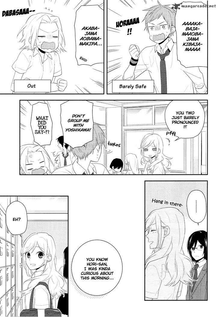 Horimiya Chapter 25 Page 19