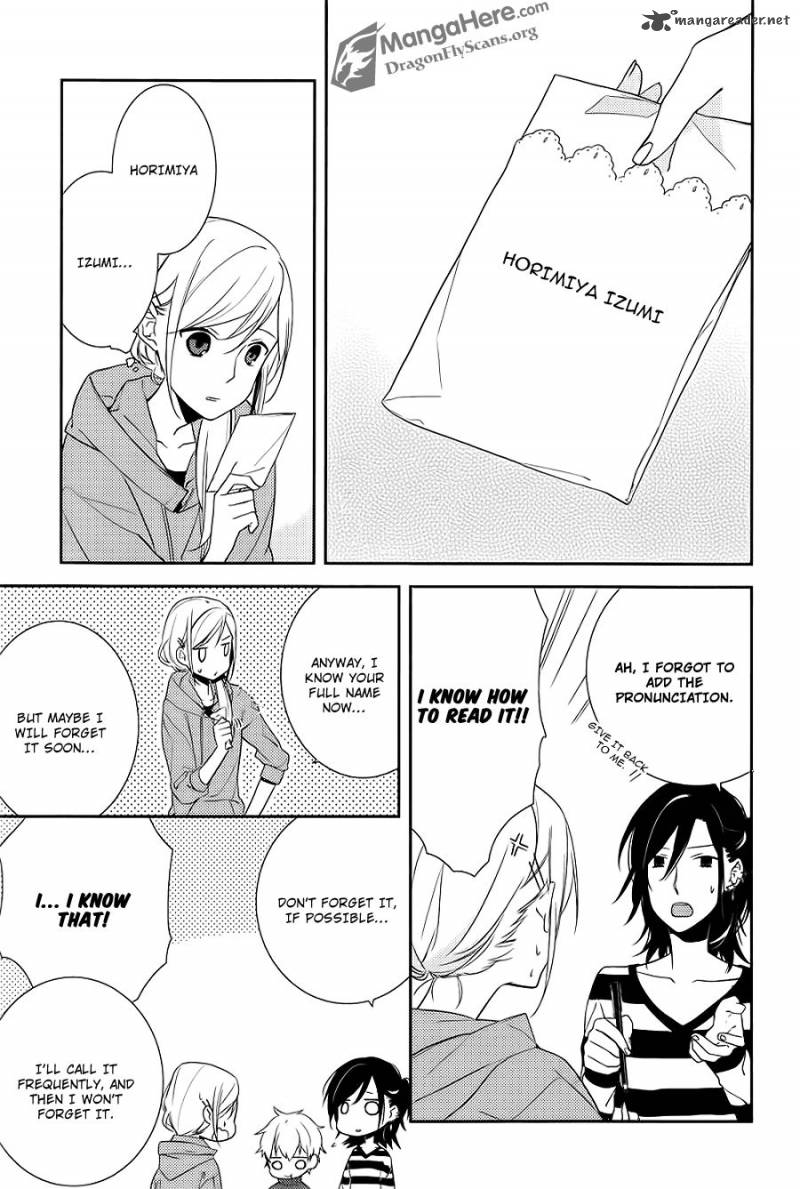 Horimiya Chapter 4 Page 21