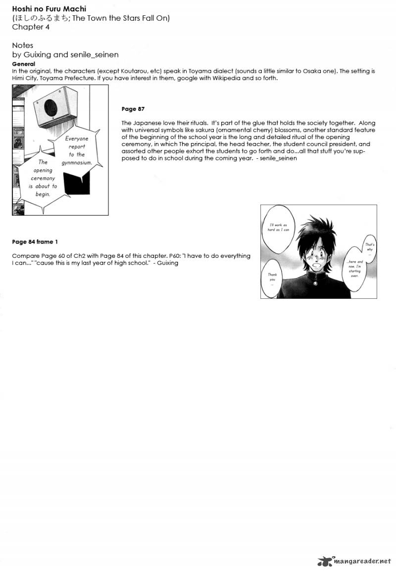 Hoshi No Furu Machi Chapter 4 Page 4