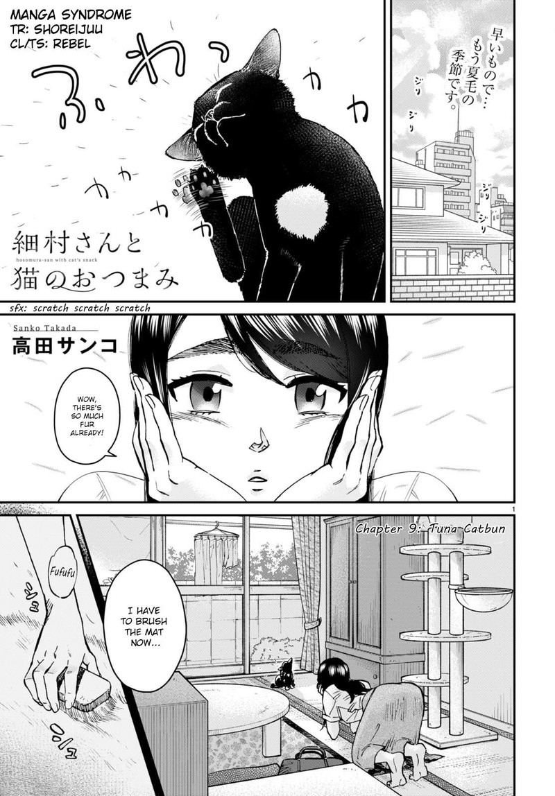 Hosomura San To Neko No Otsumami Chapter 9 Page 1