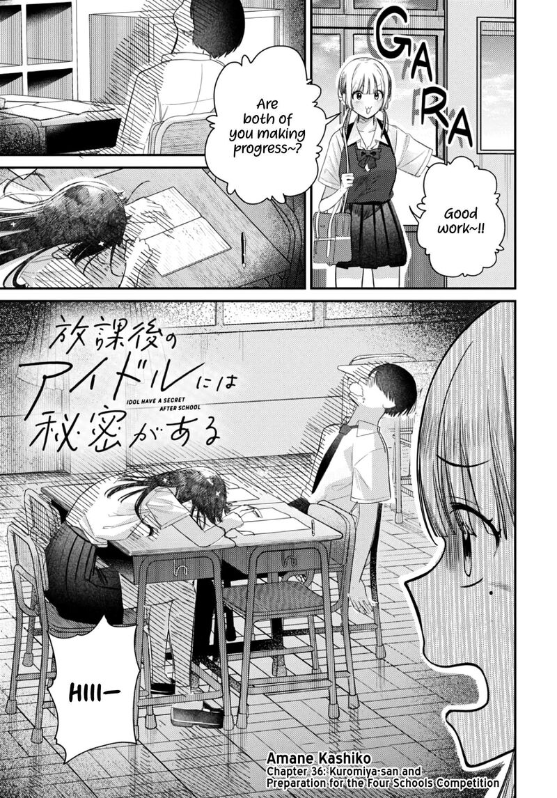 Houkago No Idol Ni Wa Himitsu Ga Aru Chapter 36 Page 2