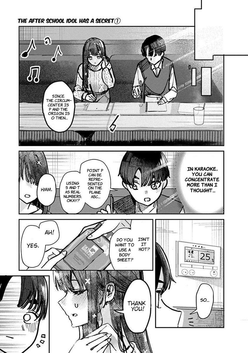 Houkago No Idol Ni Wa Himitsu Ga Aru Chapter 6 Page 9