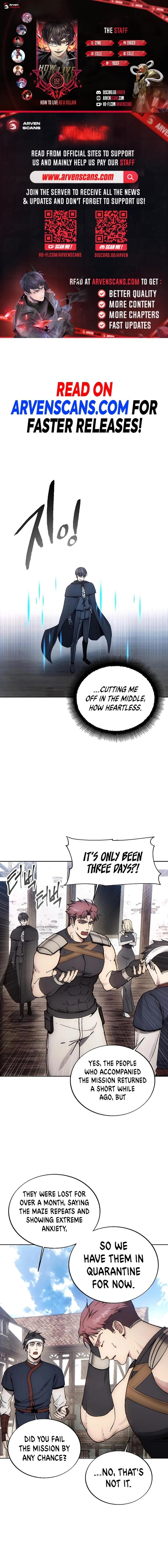 How To Live As A Villain Chapter 152 Page 1