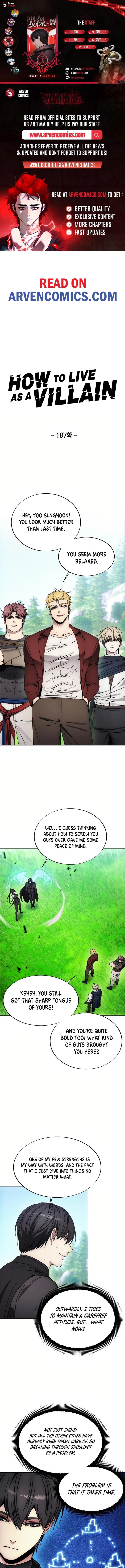 How To Live As A Villain Chapter 187 Page 1