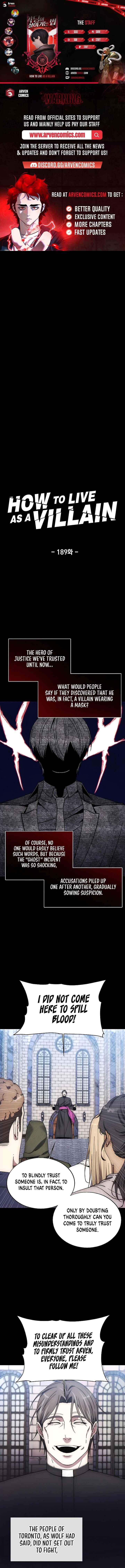 How To Live As A Villain Chapter 190 Page 1