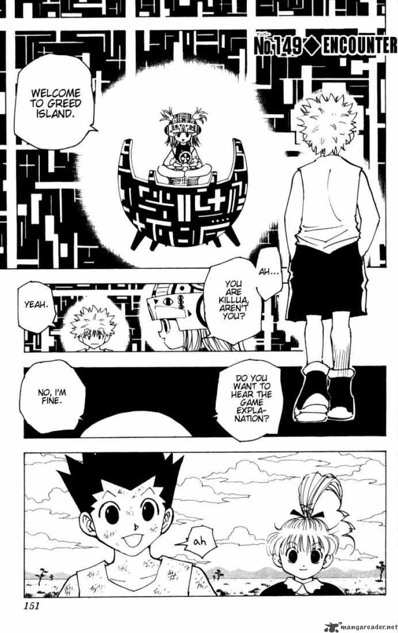 Hunter X Hunter Chapter 149 Page 1