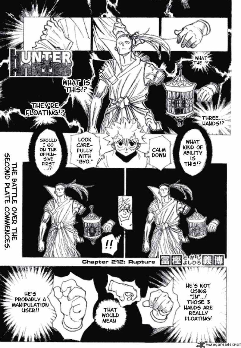 Hunter X Hunter Chapter 212 Page 3