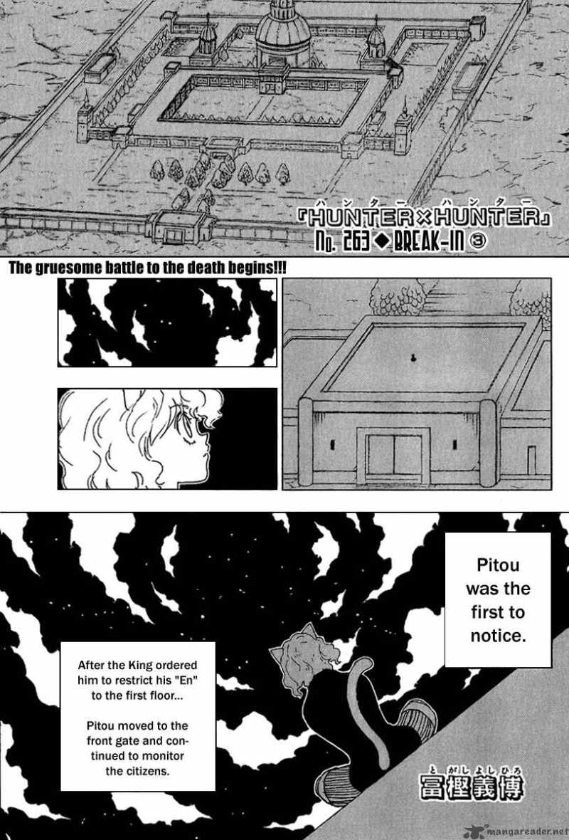 Hunter X Hunter Chapter 263 Page 1