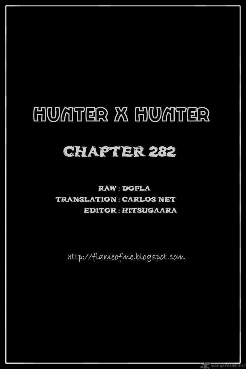 Hunter X Hunter Chapter 282 Page 20