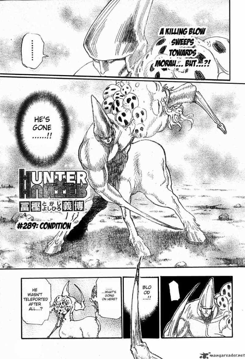 Hunter X Hunter Chapter 289 Page 2