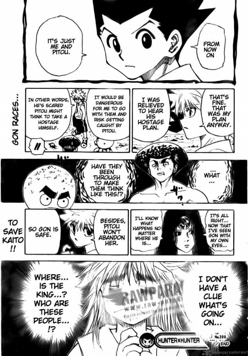 Hunter X Hunter Chapter 300 Page 19