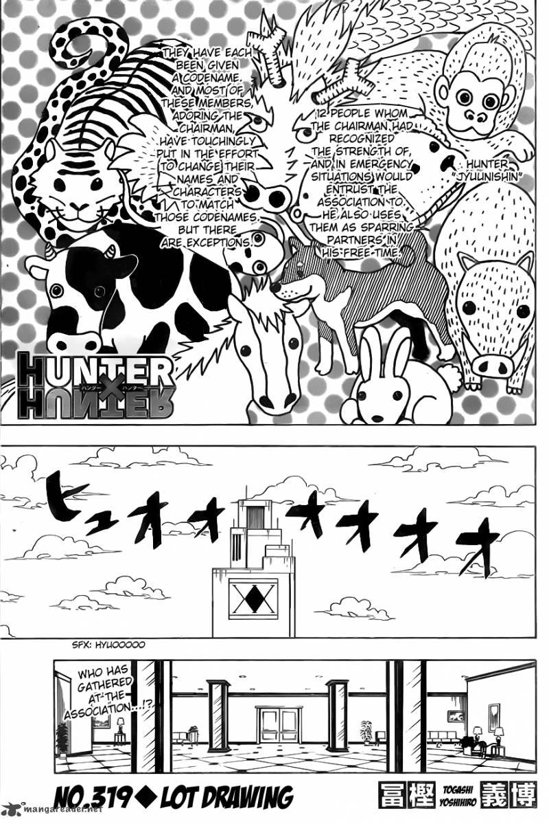 Hunter X Hunter Chapter 319 Page 1