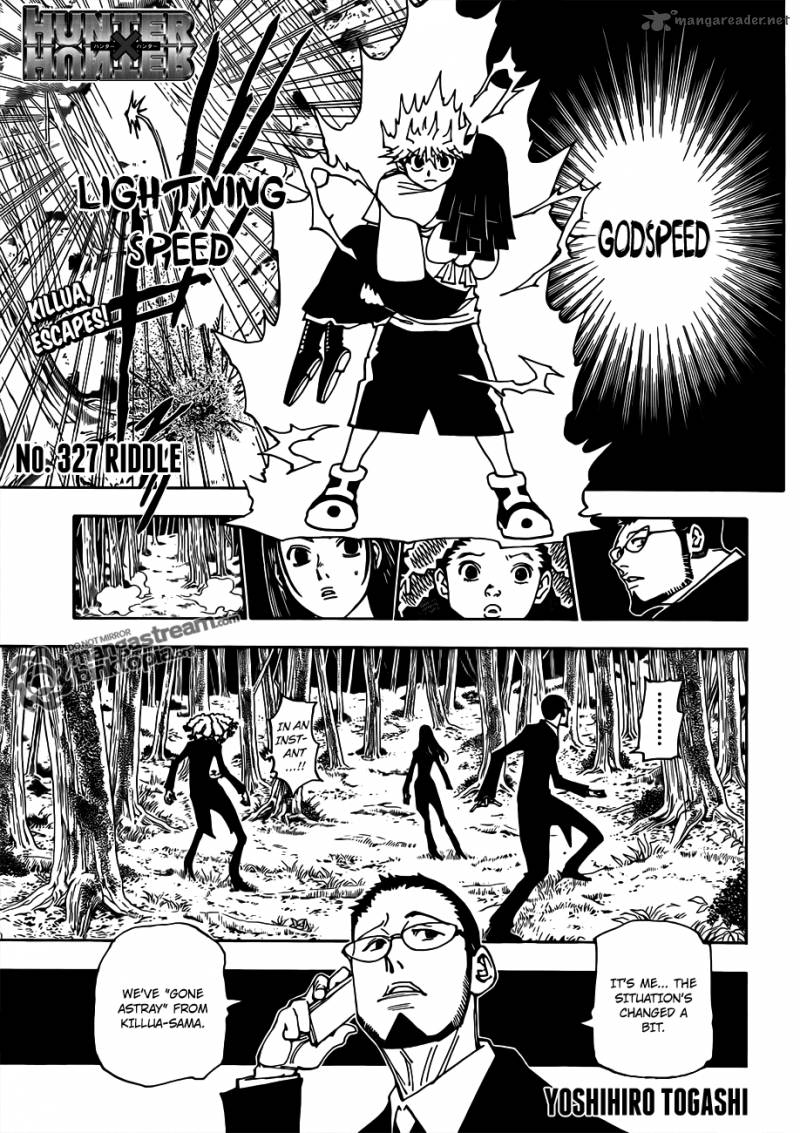 Hunter X Hunter Chapter 327 Page 1