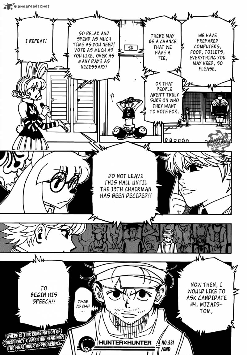 Hunter X Hunter Chapter 331 Page 17