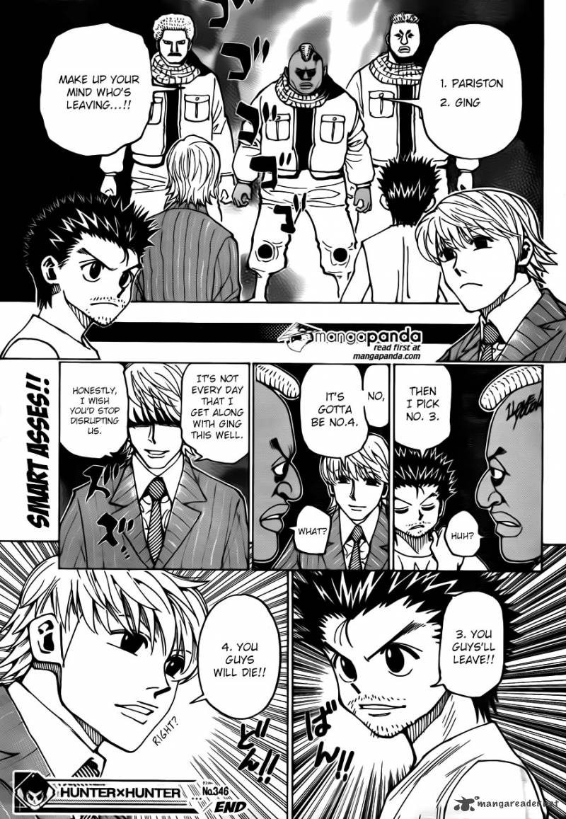 Hunter X Hunter Chapter 346 Page 18