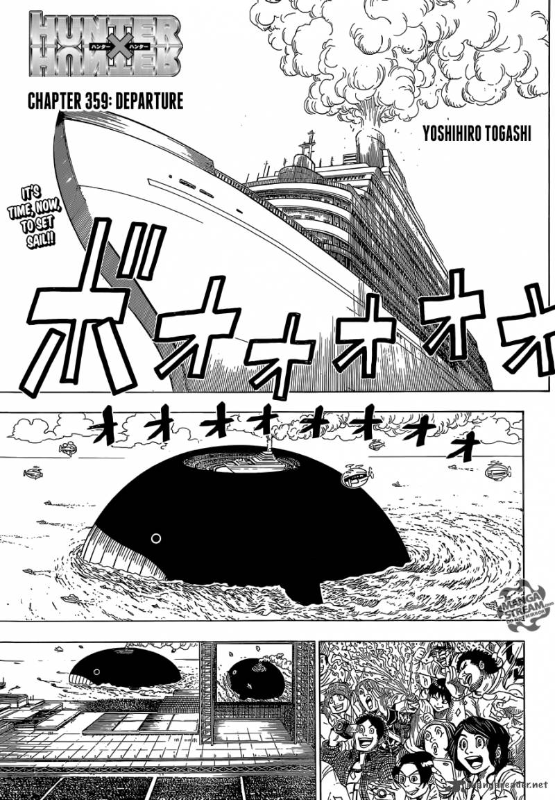 Hunter X Hunter Chapter 359 Page 1