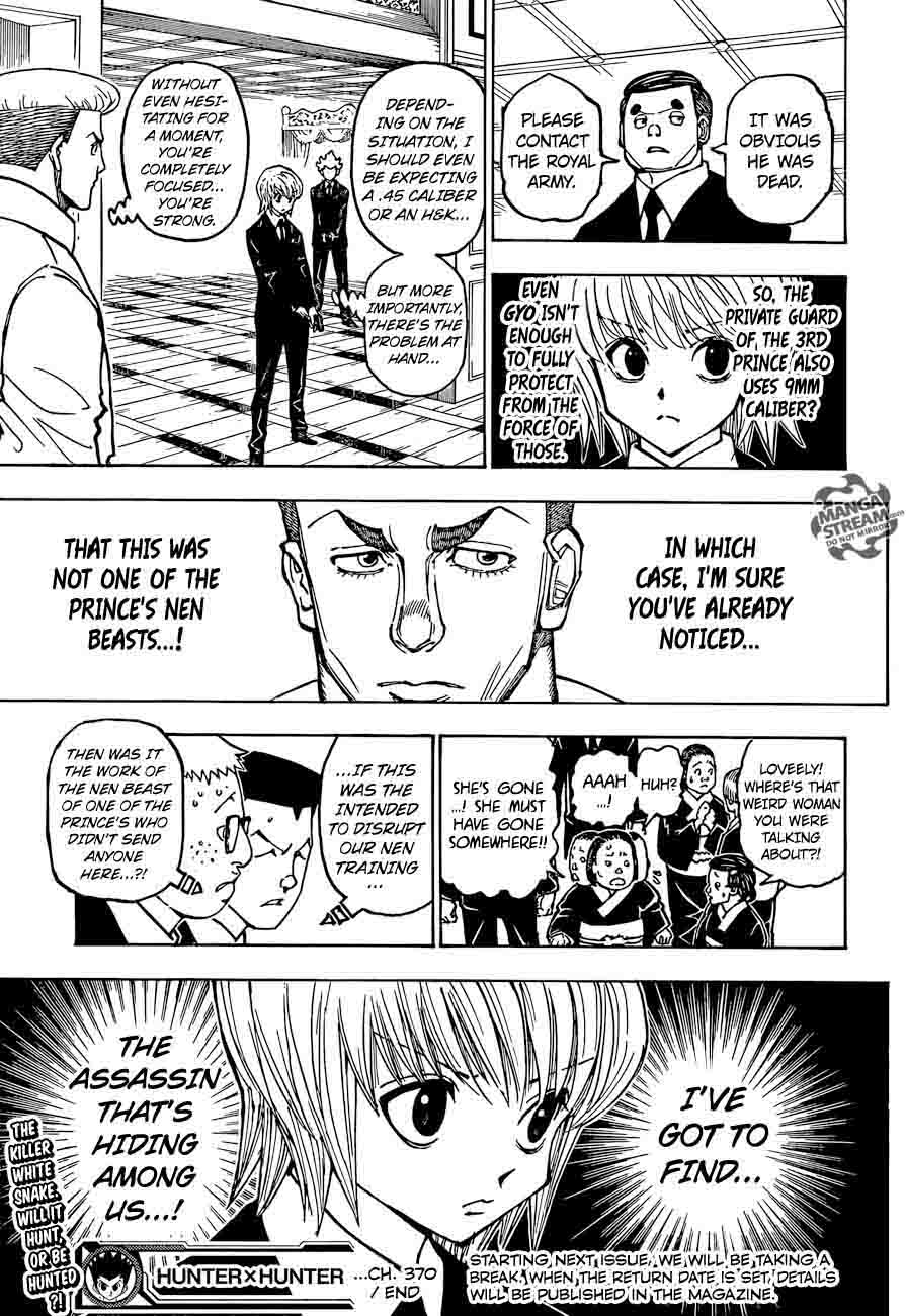 Hunter X Hunter Chapter 370 Page 18