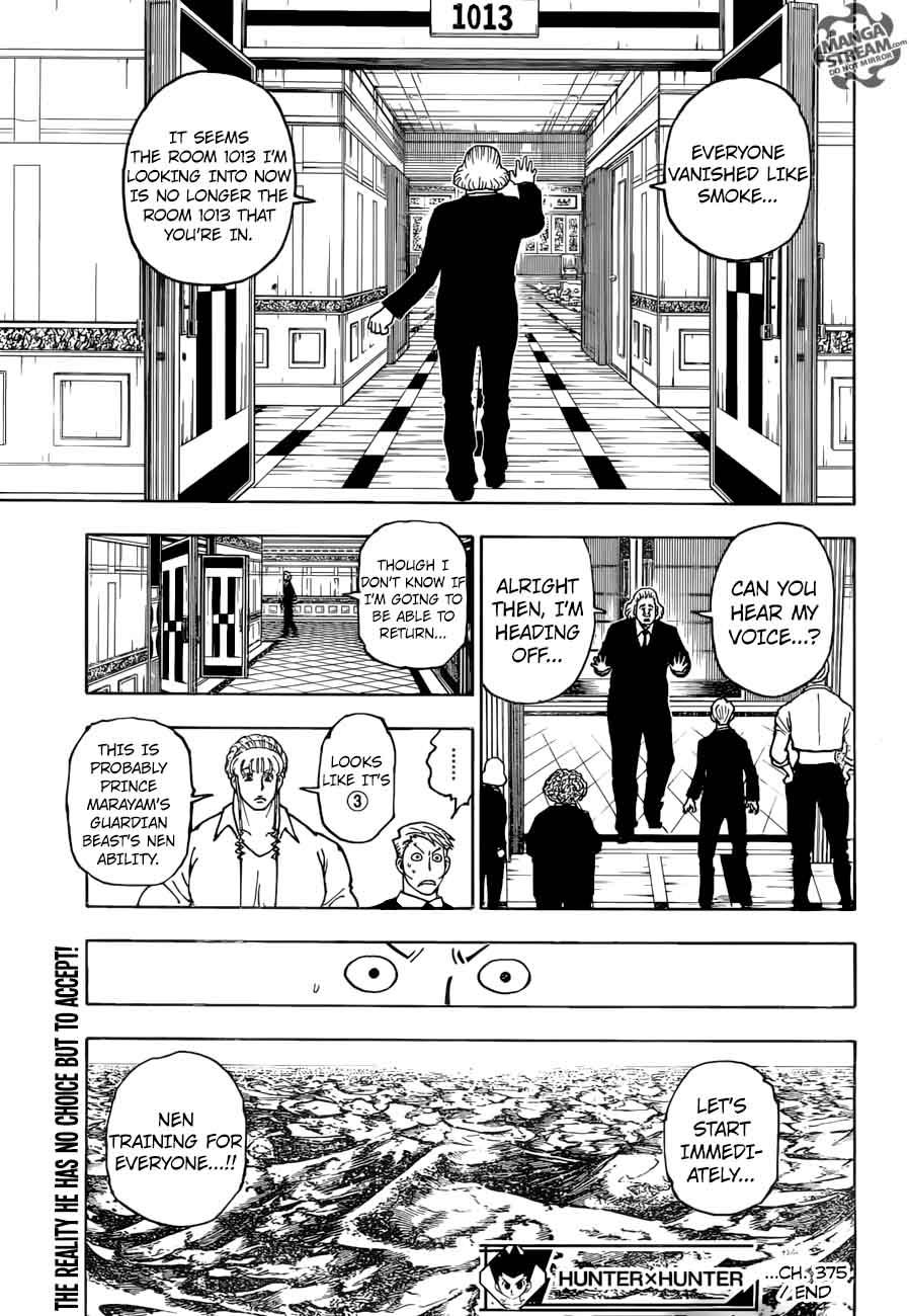 Hunter X Hunter Chapter 375 Page 19