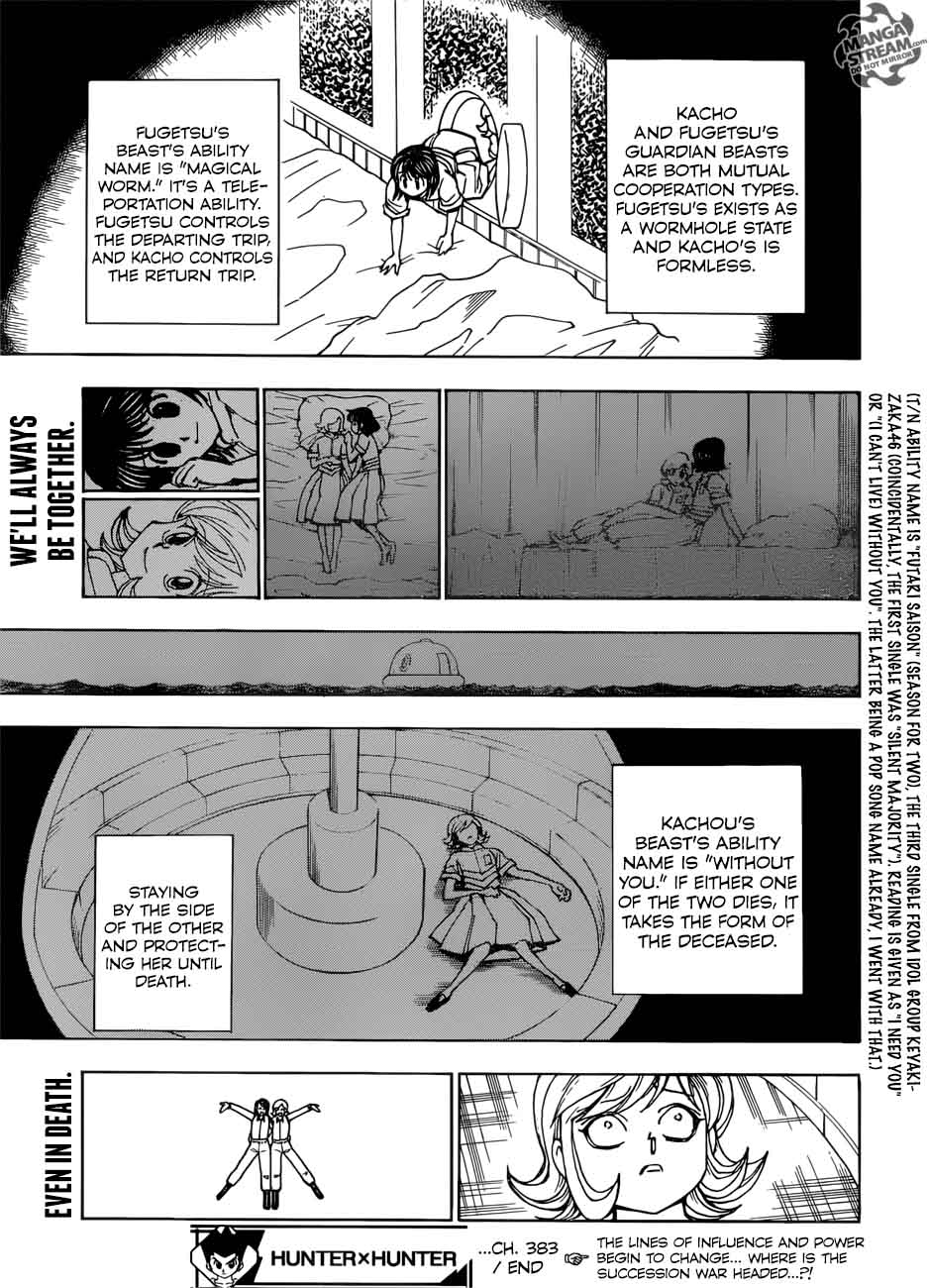 Hunter X Hunter Chapter 383 Page 18