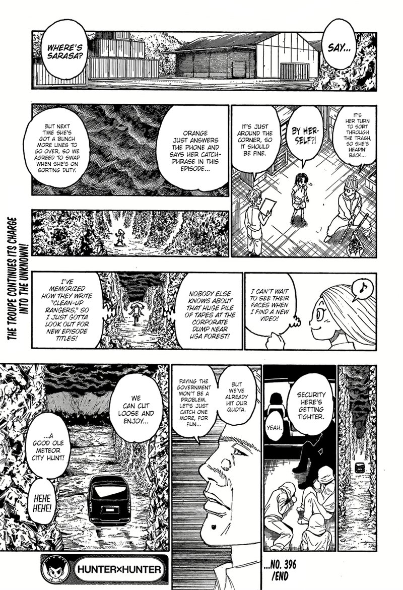 Hunter X Hunter Chapter 396 Page 19