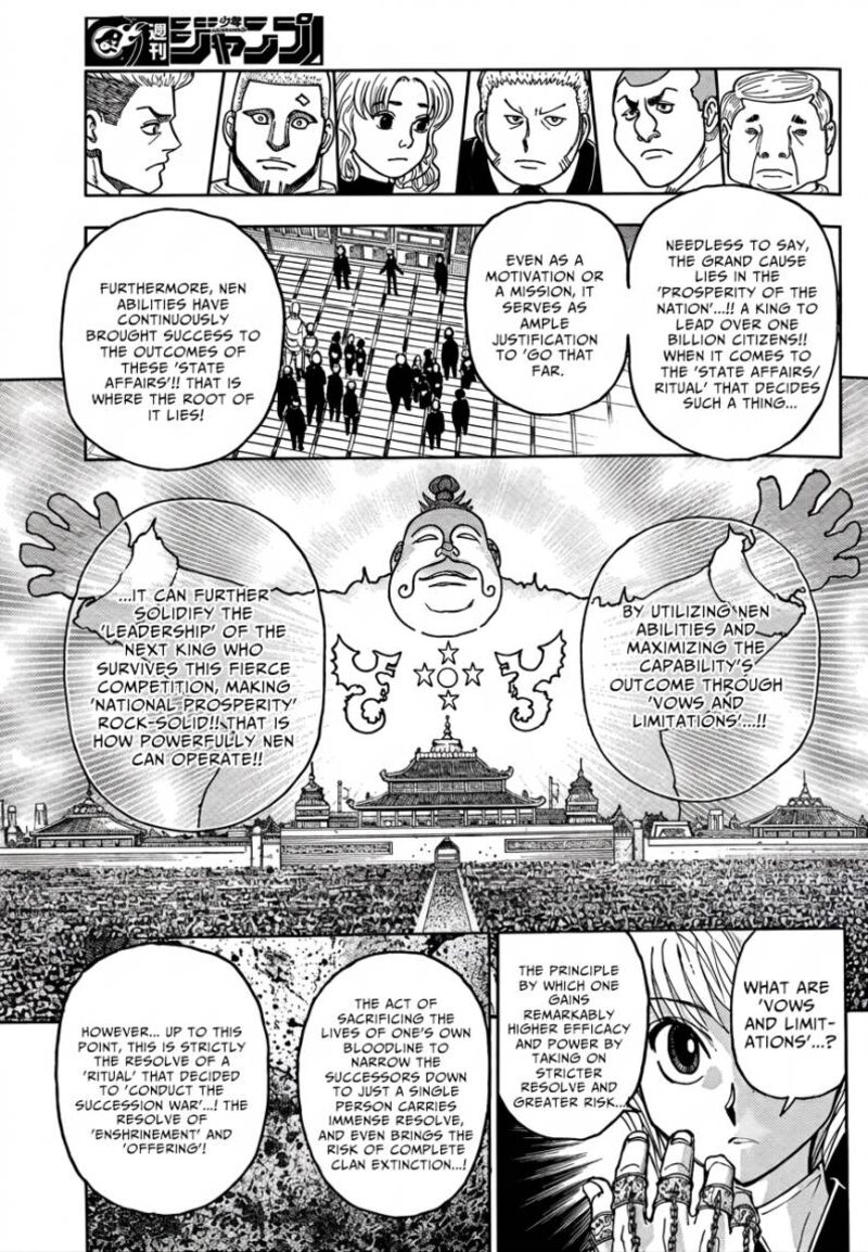 Hunter x Hunter Chapter 411 page 14 - Read Manga Online
