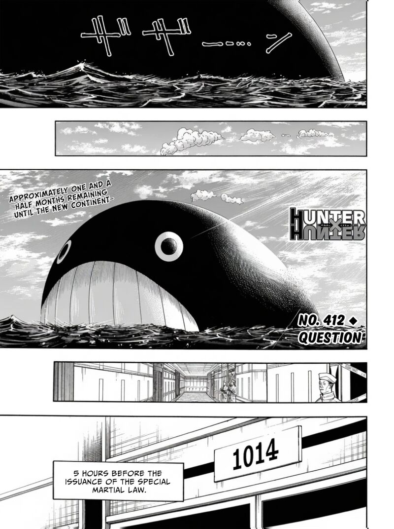 Hunter X Hunter Chapter 412 Page 1