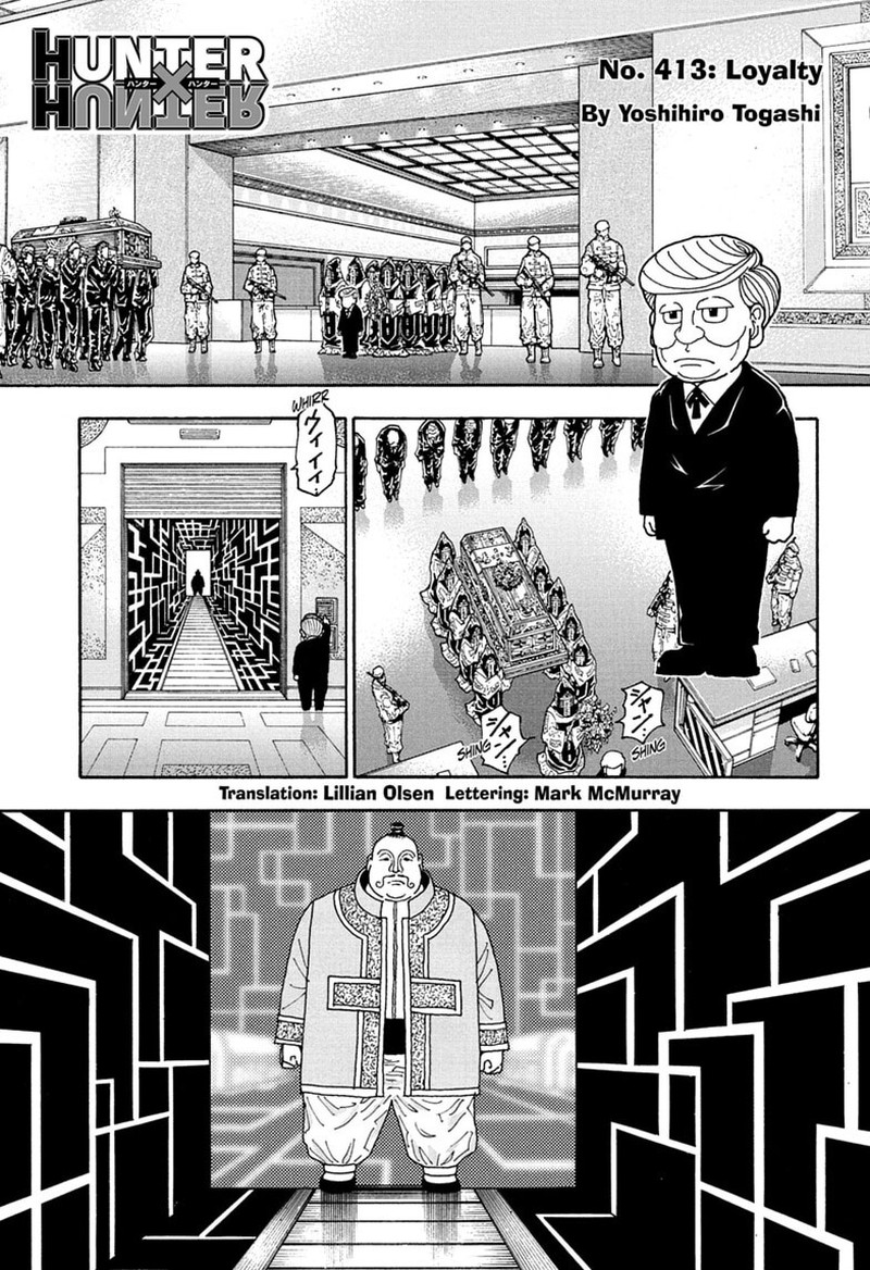 Hunter x Hunter Chapter 413 page 1 - Read Manga Online