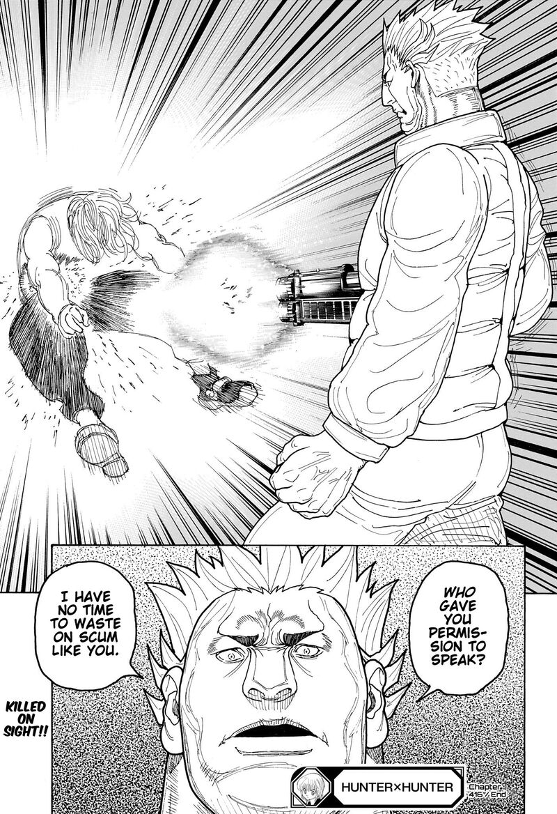 Hunter X Hunter Chapter 416 Page 19