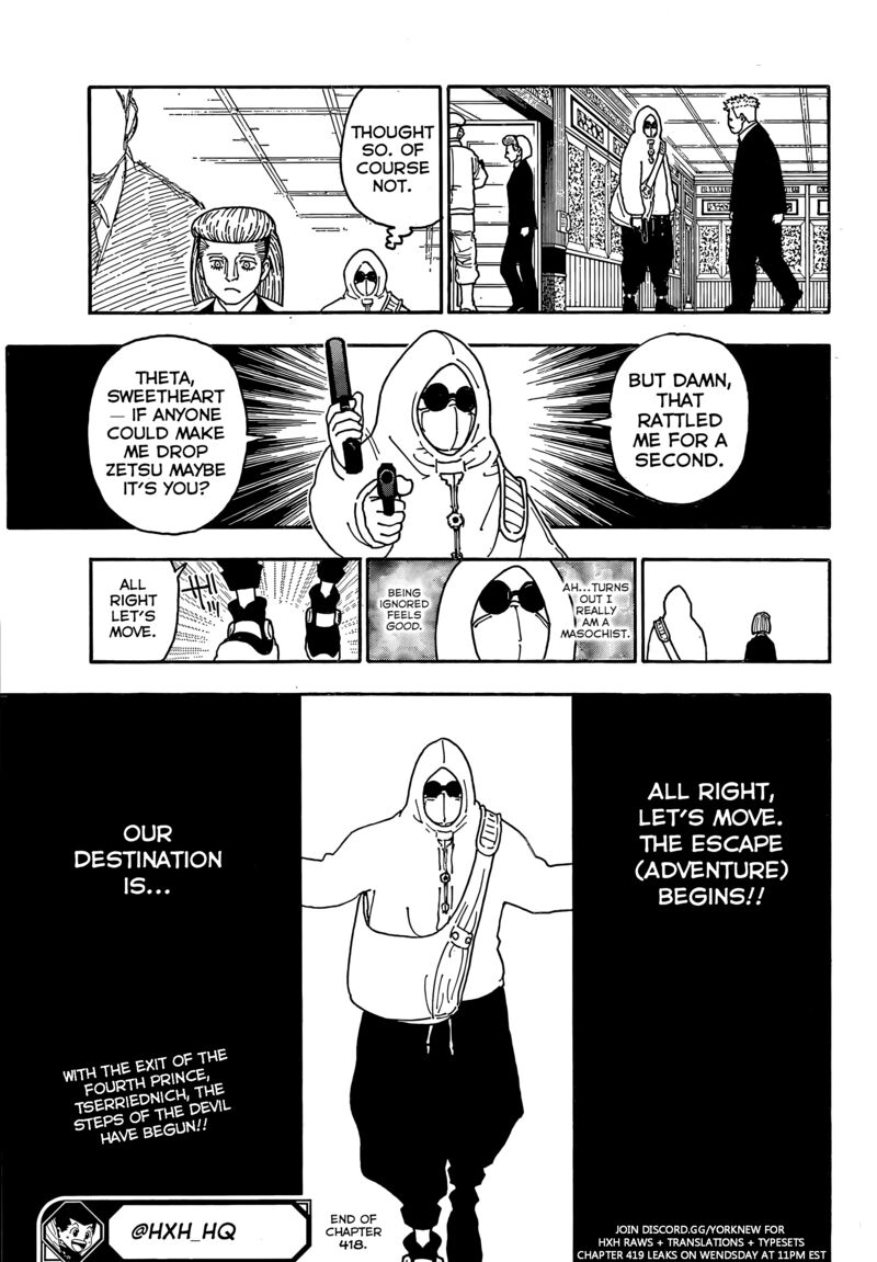 Hunter X Hunter Chapter 418 Page 19