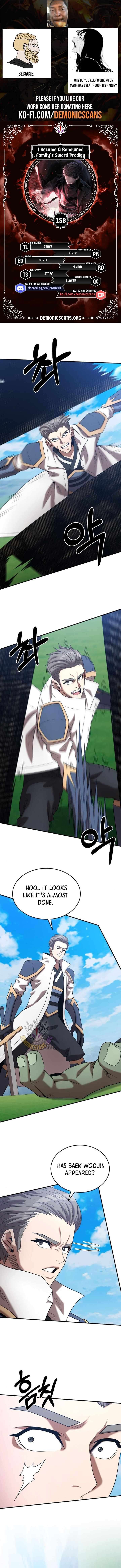 I Became A Renowned Familys Sword Prodigy Chapter 158 Page 1