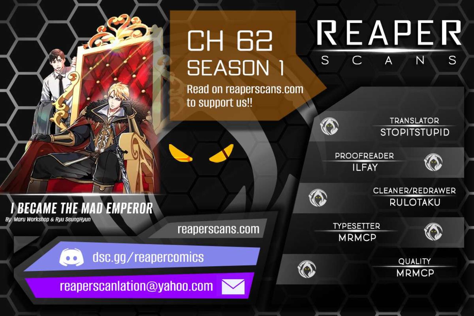I Became The Mad Emperor Chapter 62 Page 1