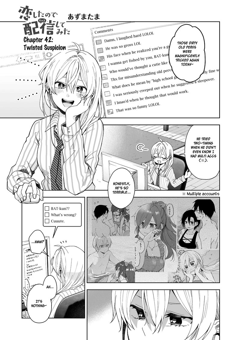 I Fell In Love So I Tried Livestreaming Chapter 42 Page 1