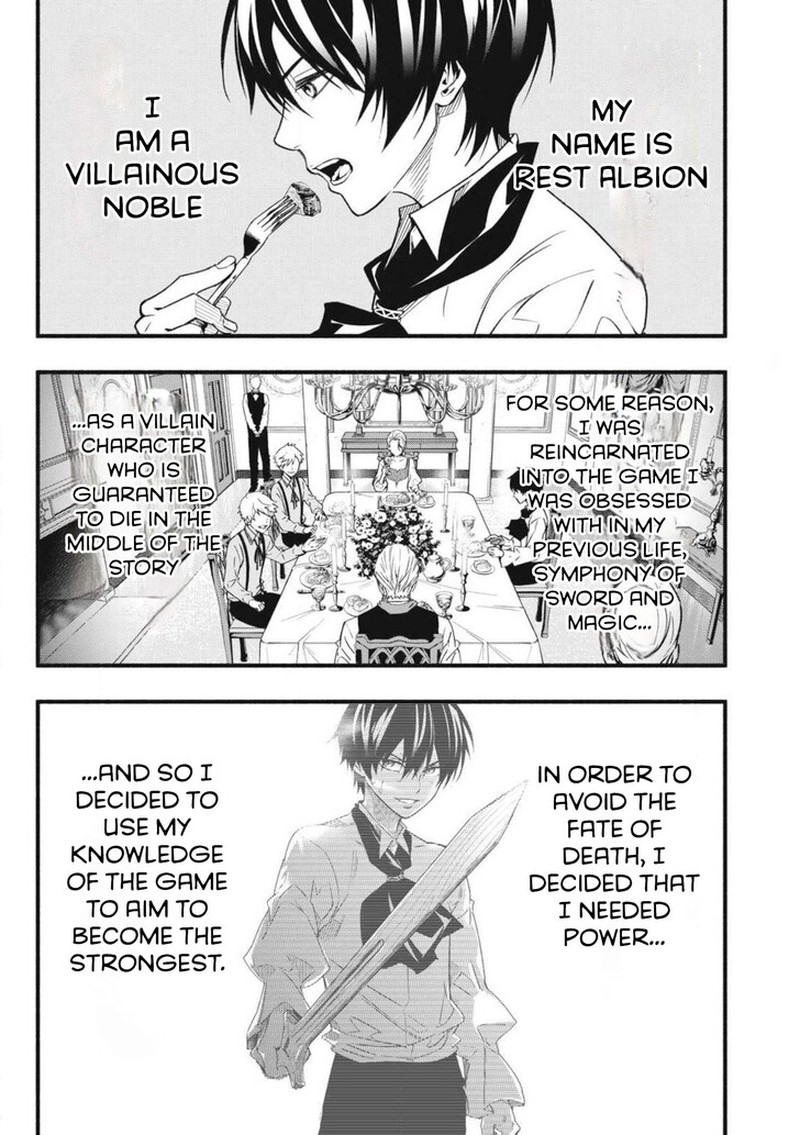 I Reincarnated As A Villainous Noble Who Died In The Mid Game Chapter 2a Page 1