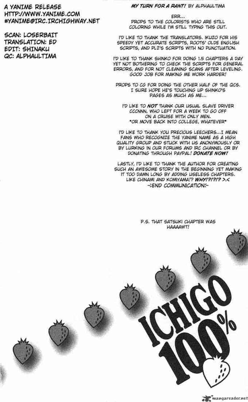 Ichigo 100 Chapter 134 Page 20