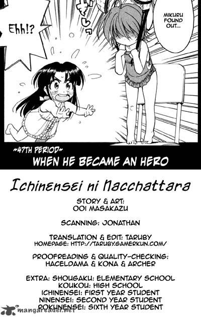 Ichinensei Ni Nacchattara Chapter 47 Page 1