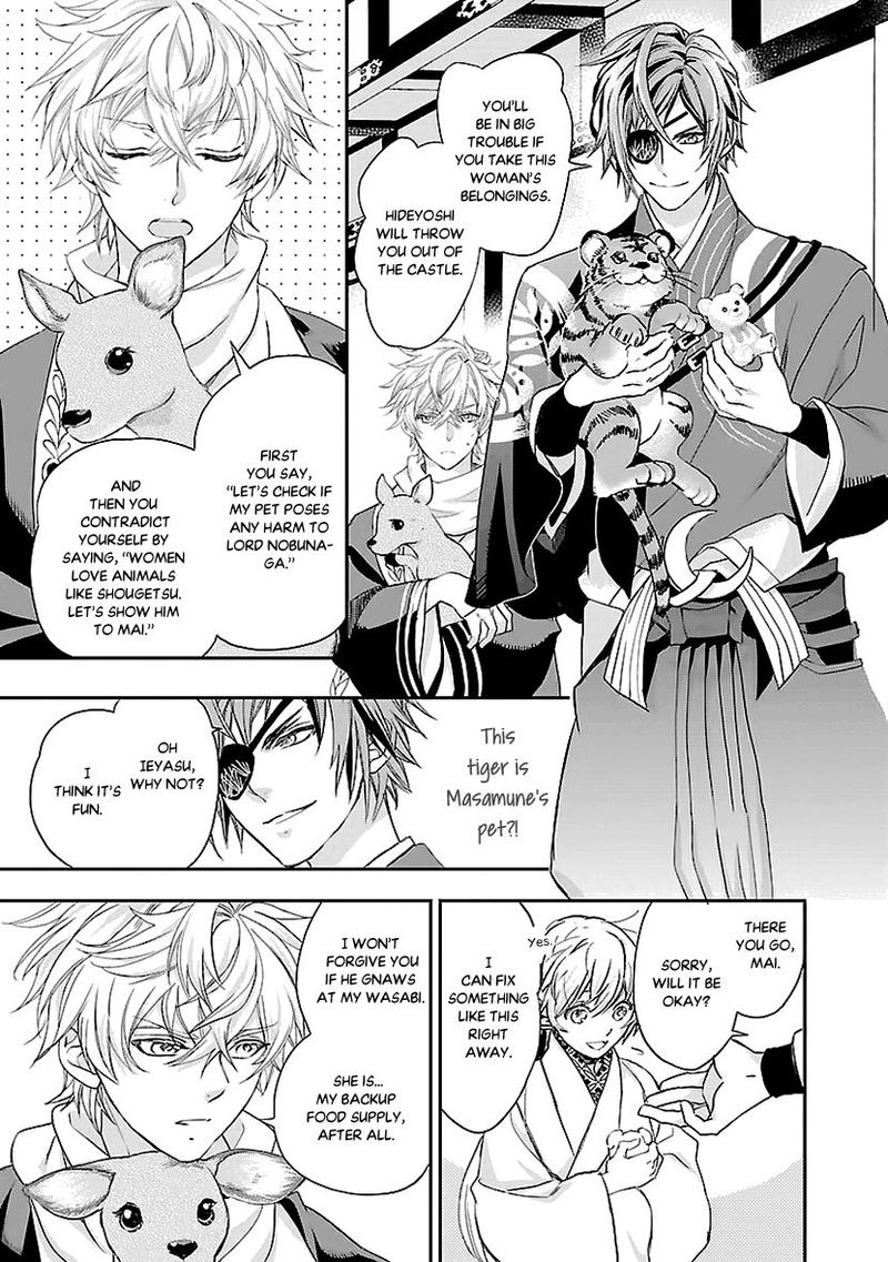 Ikemen Sengoku Tenkabito No Onna Ni Naru Ki Wa Nai Ka Chapter 3 Page 11