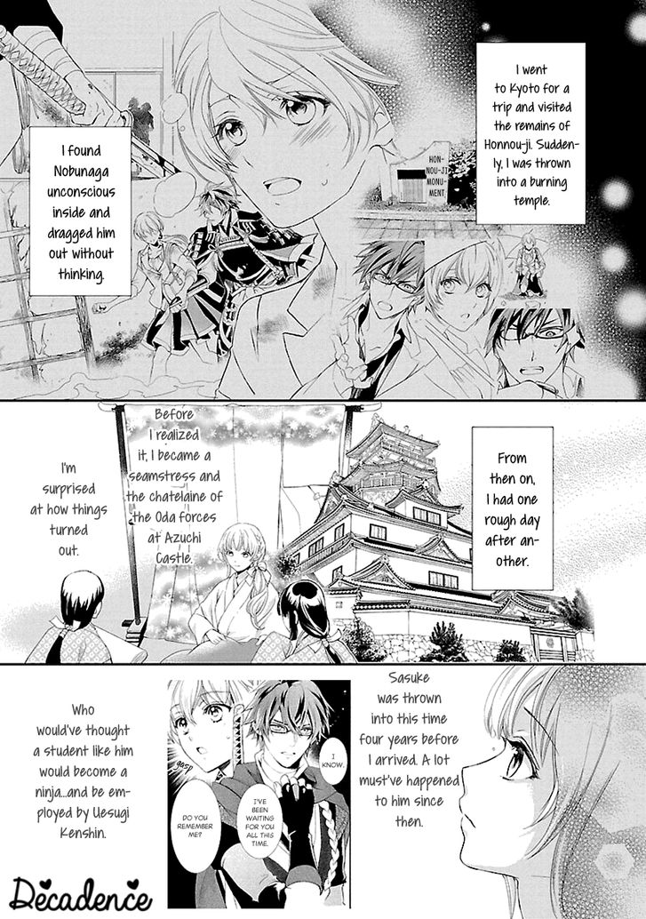 Ikemen Sengoku Tenkabito No Onna Ni Naru Ki Wa Nai Ka Chapter 6 Page 7