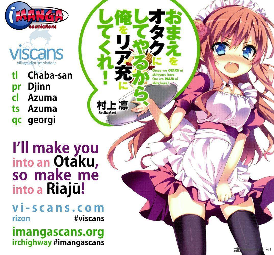 Ill Make You Into An Otaku So Make Me Into A Riajuu Chapter 19 Page 1