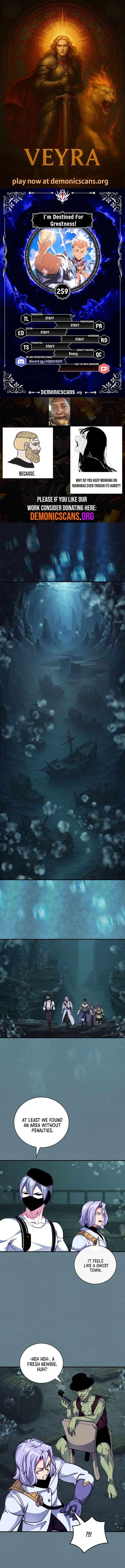 Im Destined For Greatness Chapter 259 Page 1