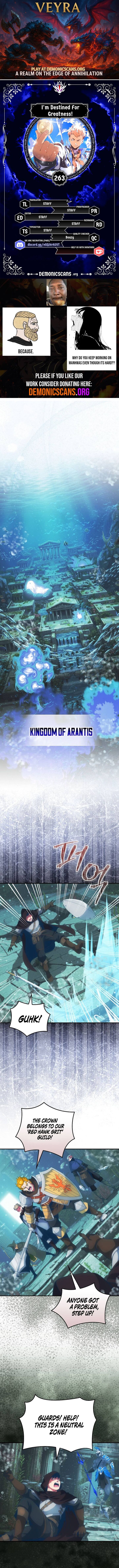 Im Destined For Greatness Chapter 263 Page 1