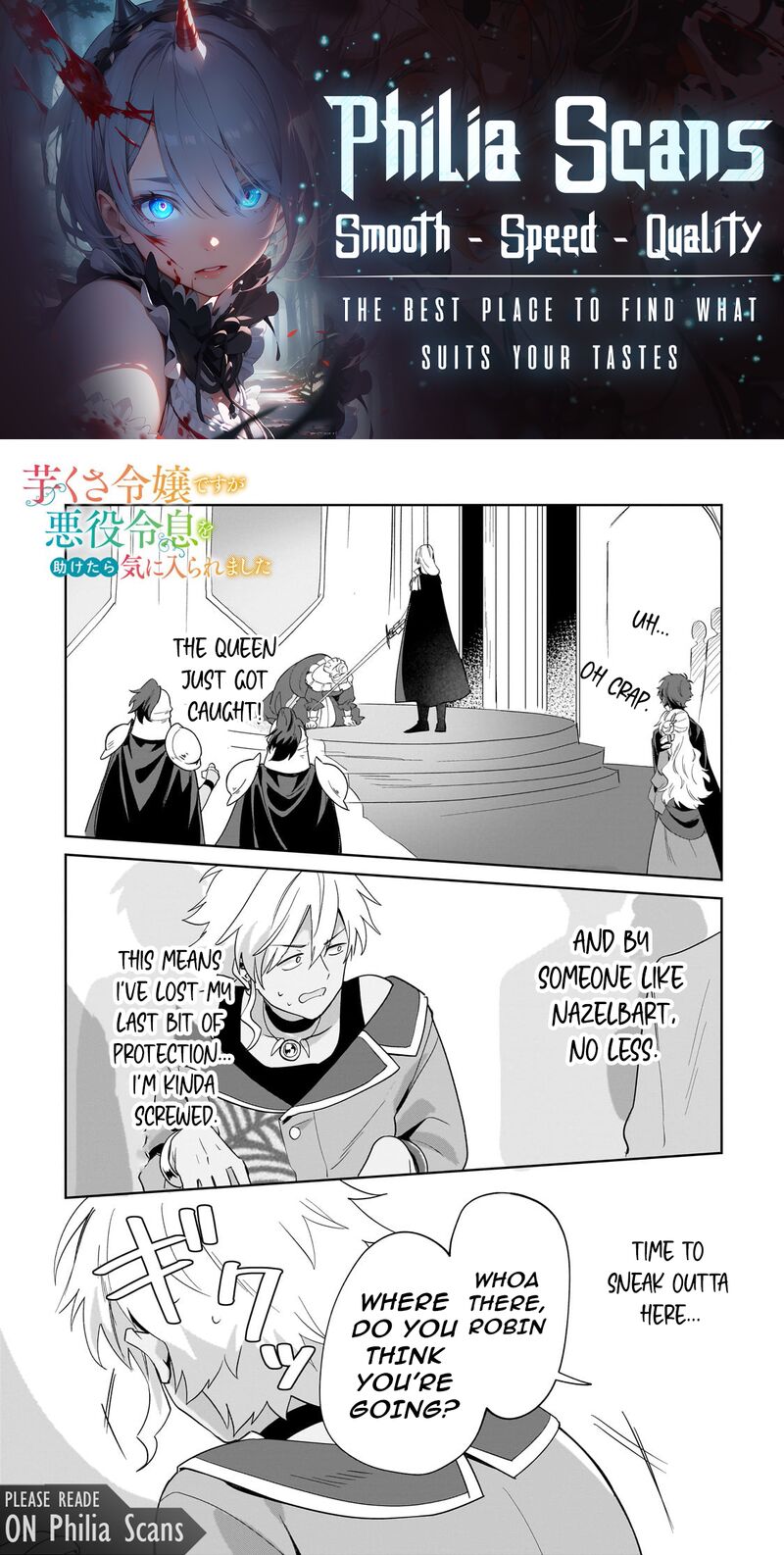 Imokusa Reijou Desu Ga Akuyaku Reisoku Wo Tasuketara KinIIraremashita Chapter 28 Page 1