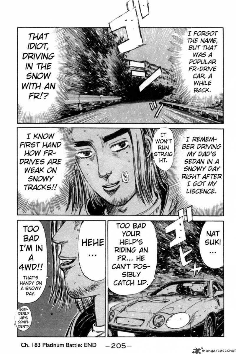 Initial D Chapter 183 Page 14